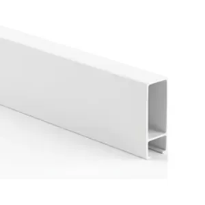 Cerco de 6.10 m. Para 2" Blanco Por Metro