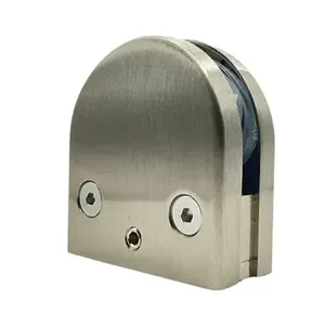 [CVM-GRA] Conectores Vidrio-Muro Grande (Lujo) Acero Inoxidable