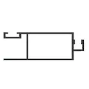 Mosq. Vertical de 6.10 m. para 3" Blanco Por Metro 